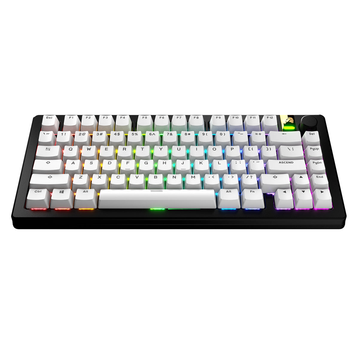 Glorious GPBT Basics Keycaps - Classic White