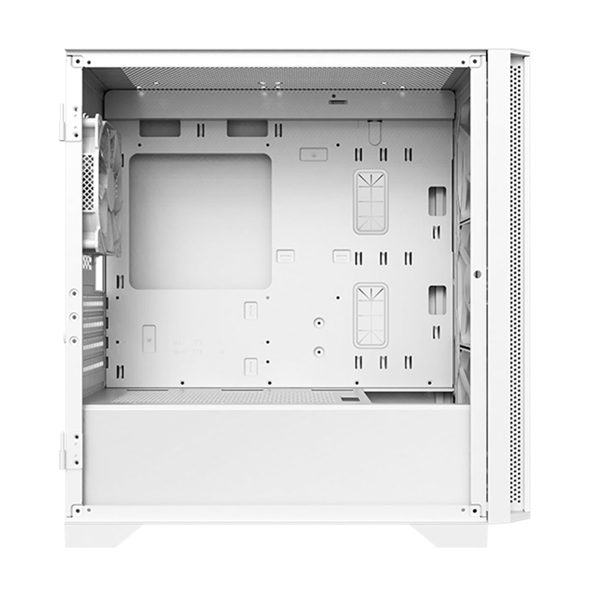 MONTECH AIR 100 ARGB Micro ATX Case - White