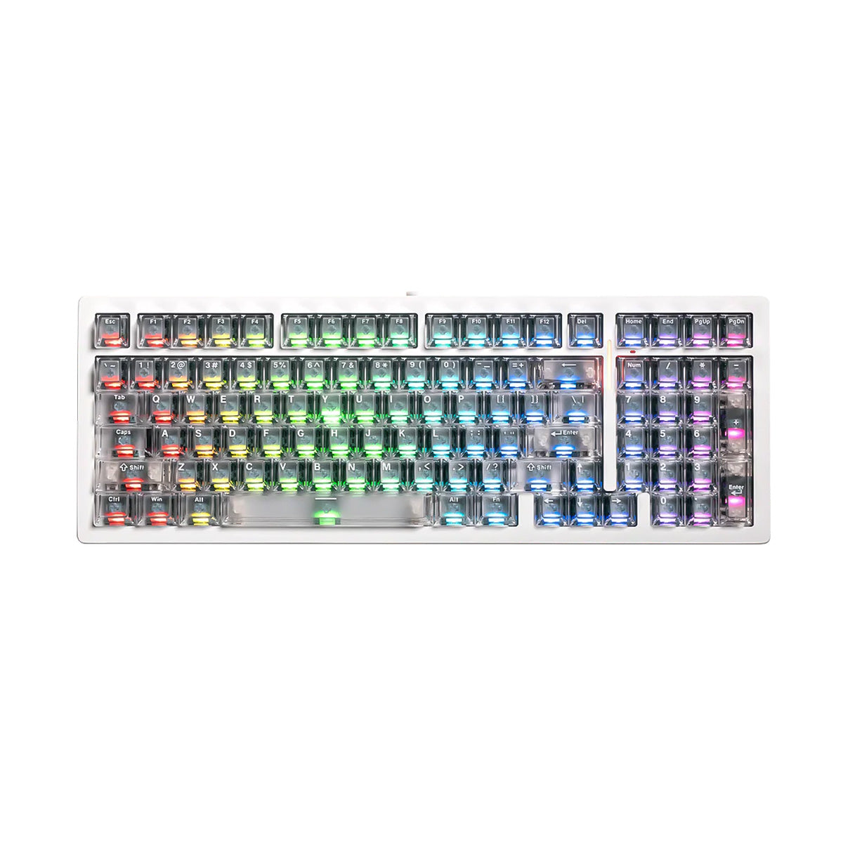 Akko Monsgeek M2 V5 HE White 96% Wireless Aluminium Hall-Effect Gaming Keyboard - AstroAim Switch