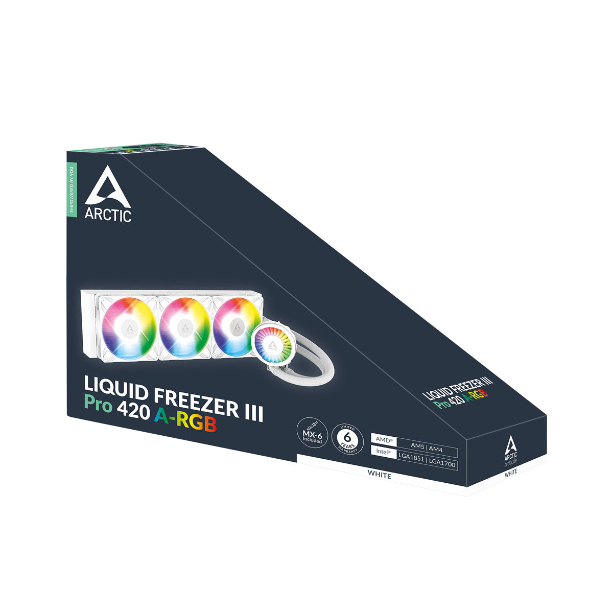 Arctic Liquid Freezer III PRO 420 A-RGB AIO CPU Cooler - White