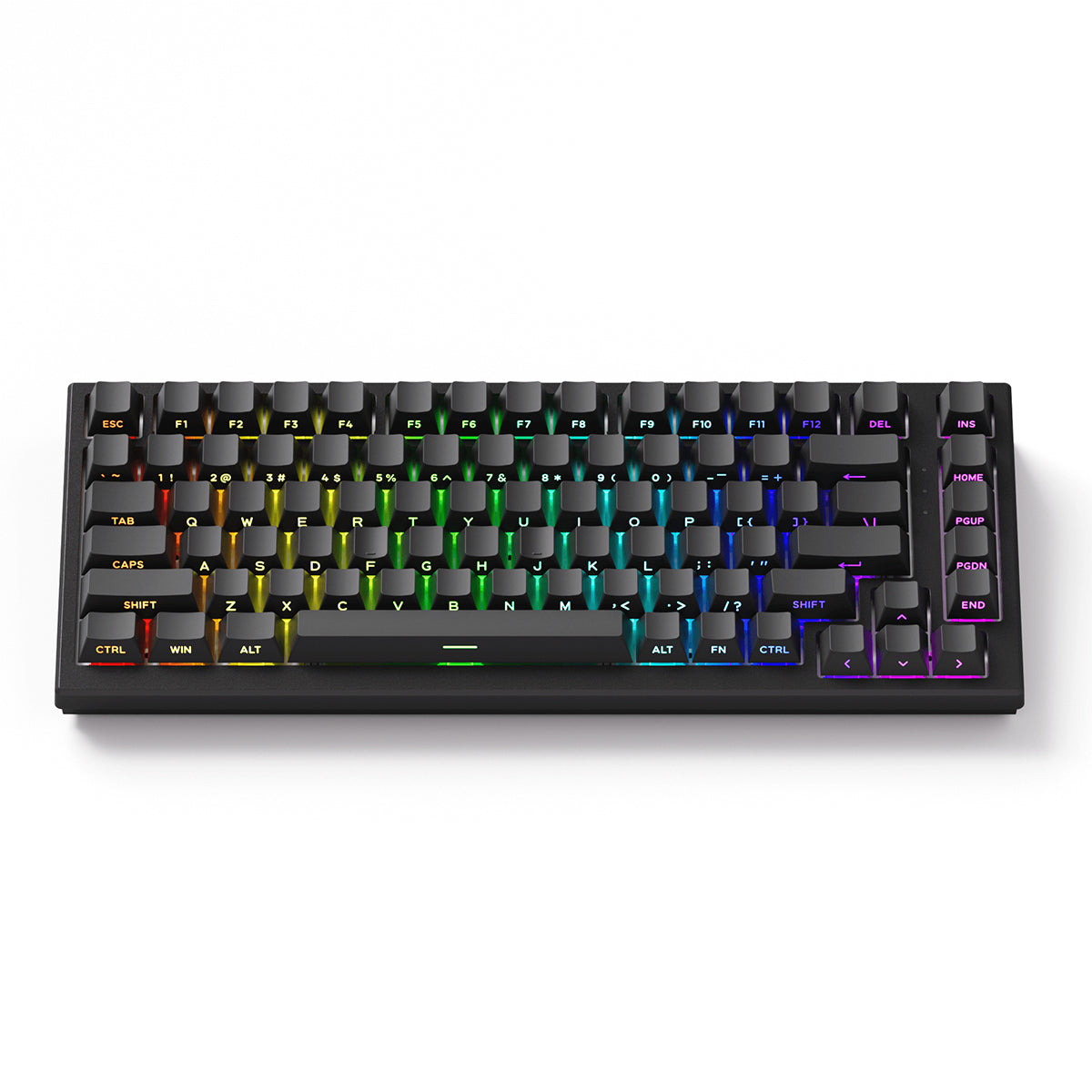 Akko Tac75 HE Black 75% RGB Wired Hall-Effect Keyboard - Glare Magnetic Switches