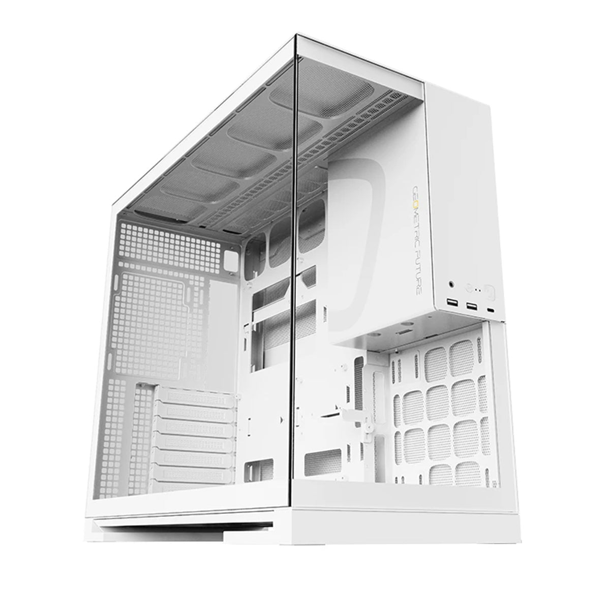 Geometric Future Model 5 ATX Mid Tower Case - White
