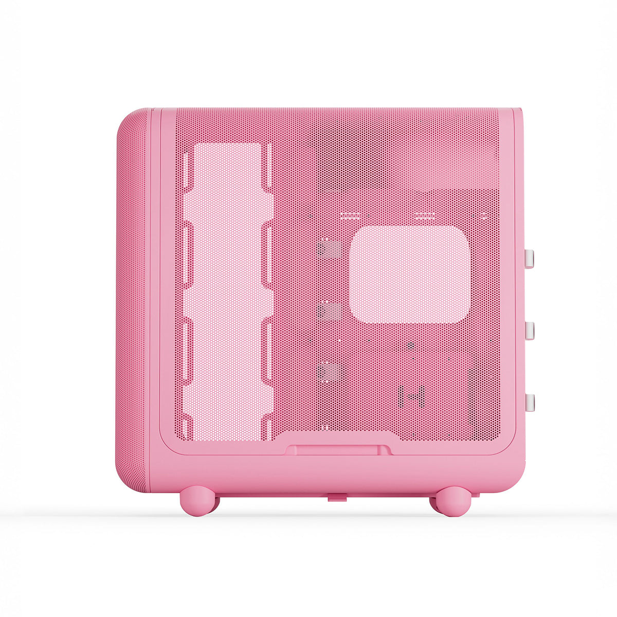 Hyte X50 Tempered Glass ATX Mid Tower Case - Strawberry Milk