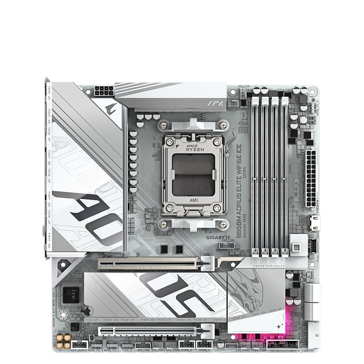 GIGABYTE B850M AORUS ELITE WIFI6E ICE mATX Motherboard