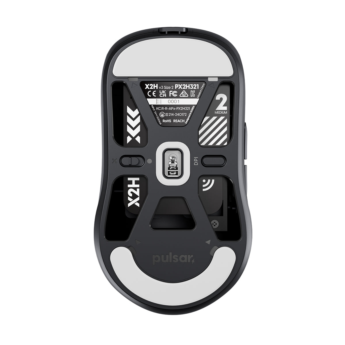 Pulsar X2H v3 Wireless Gaming Mouse - Black