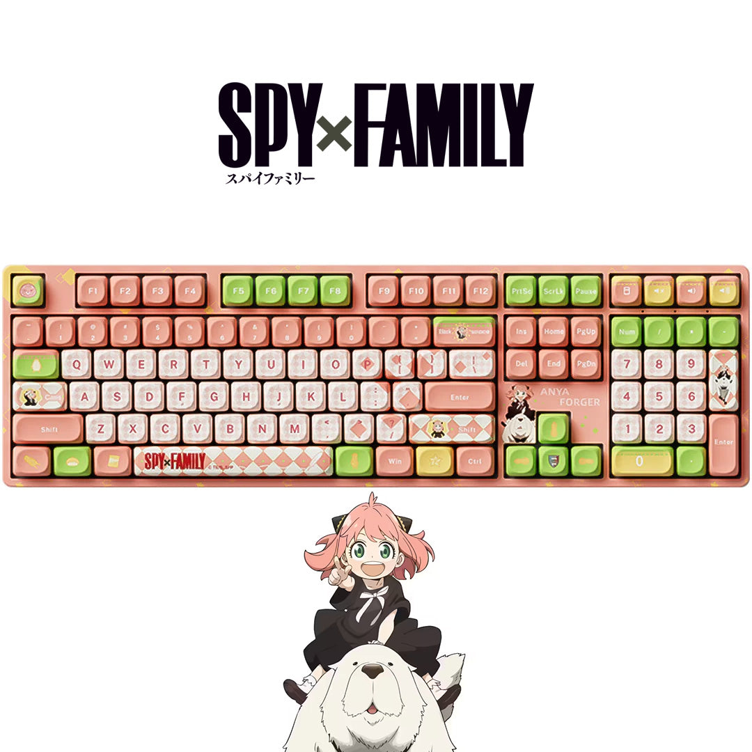 Akko x Spy Family 5108B Plus Full Size Wireless Mechanical Keyboard - Piano Pro Switch