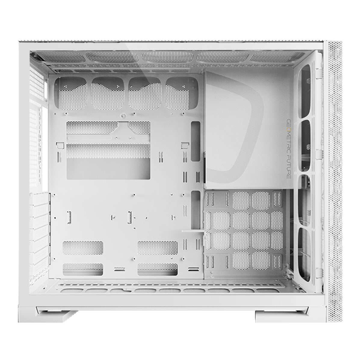 Geometric Future Model 5 Vent ATX Mid Tower Mesh Case - White