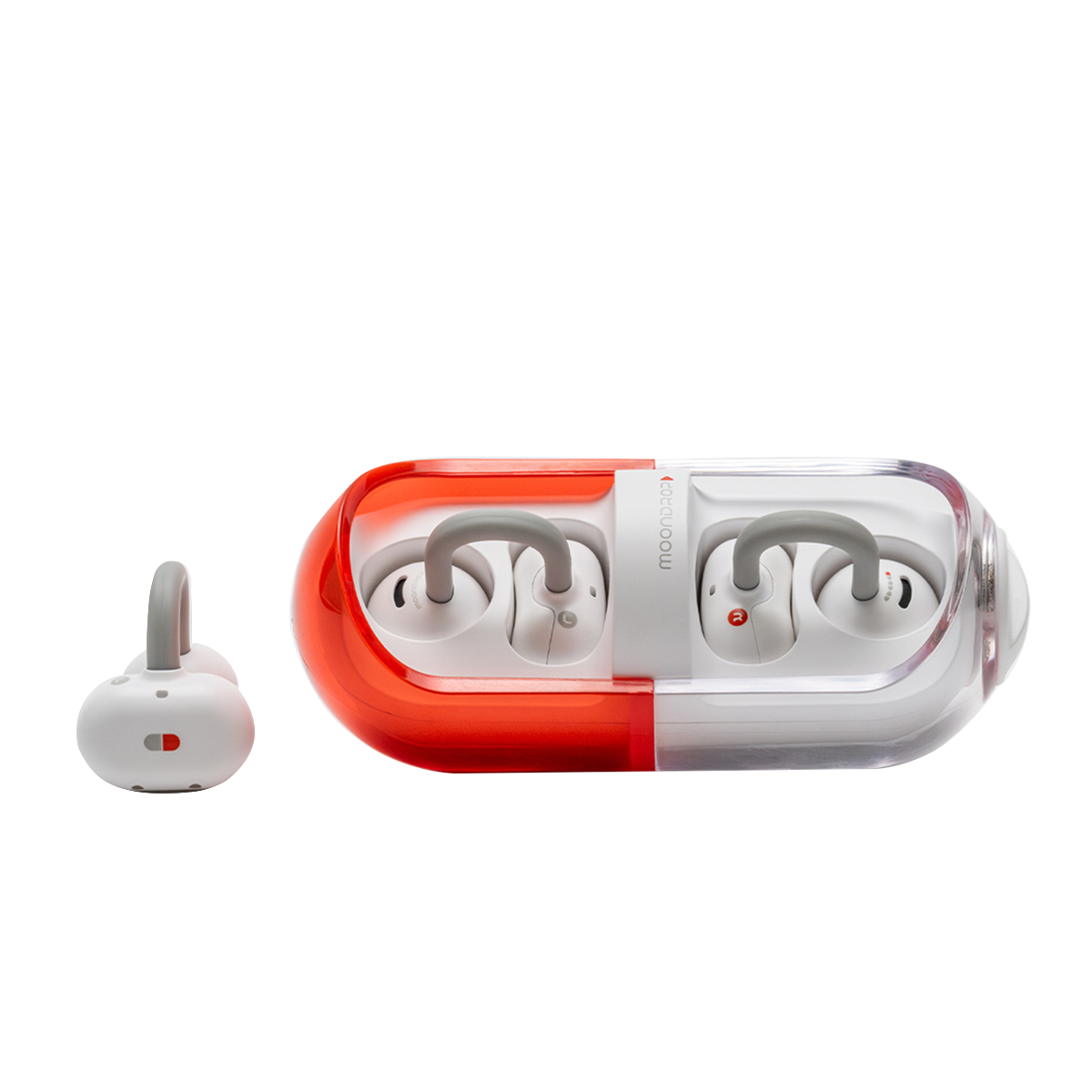 Moondrop Pill OWS Wireless Bluetooth Ear-Clip Headphones - Red