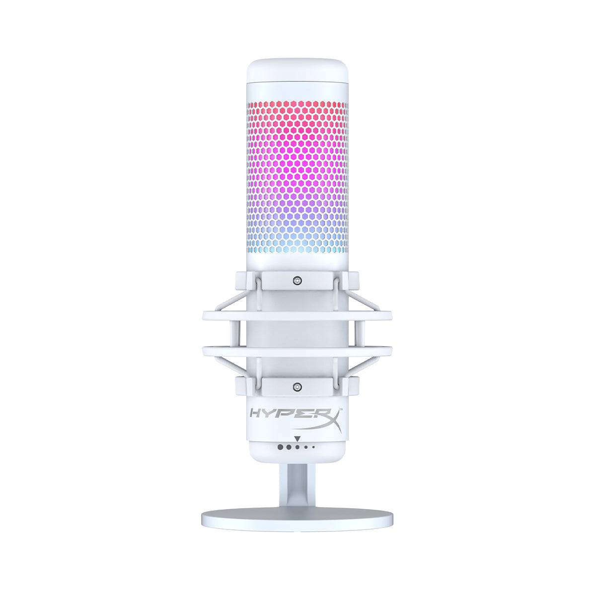 HyperX Quadcast S RGB USB Microphone - White