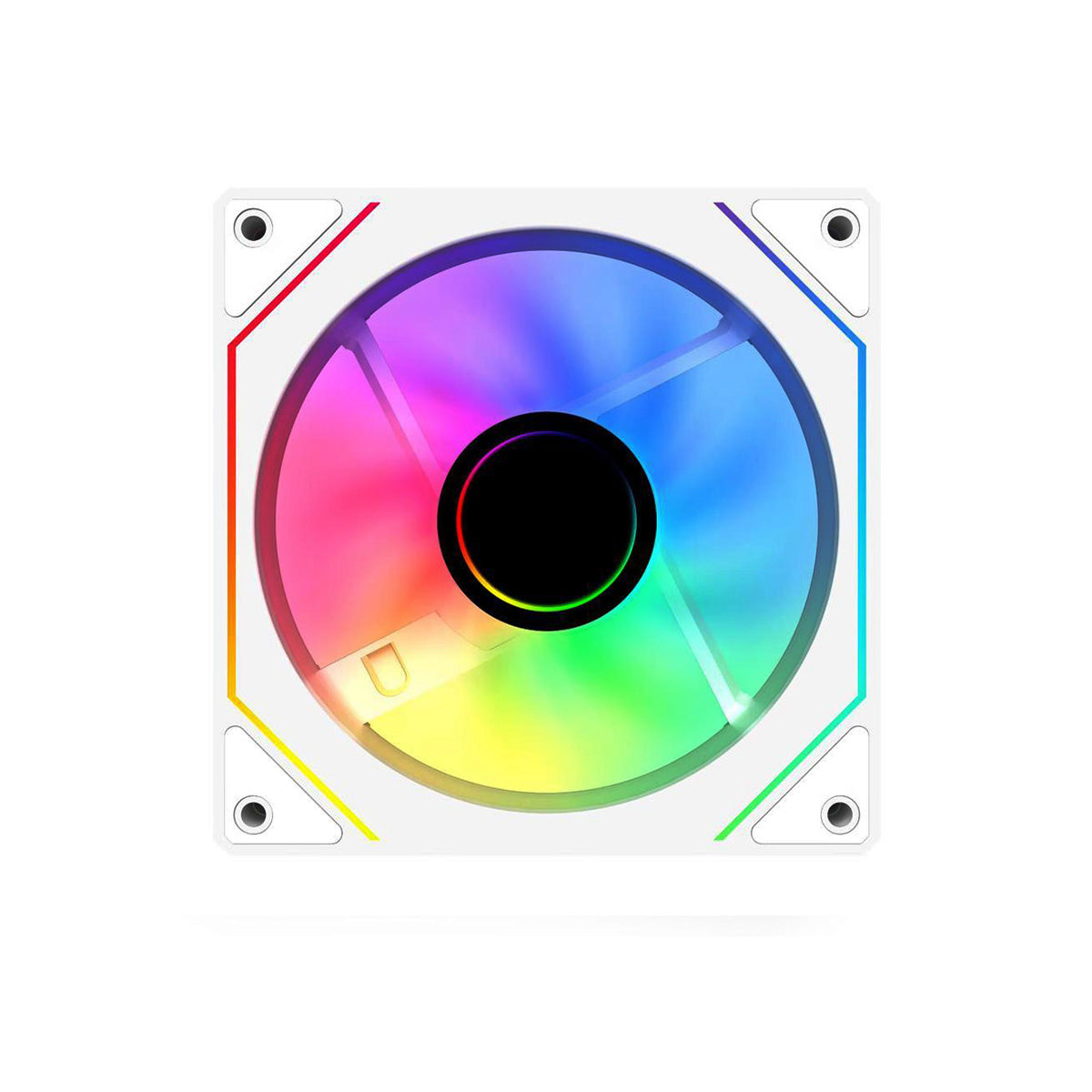 Sama YF1202 ARGB 120mm Infinity Mirror Fan OEM - White