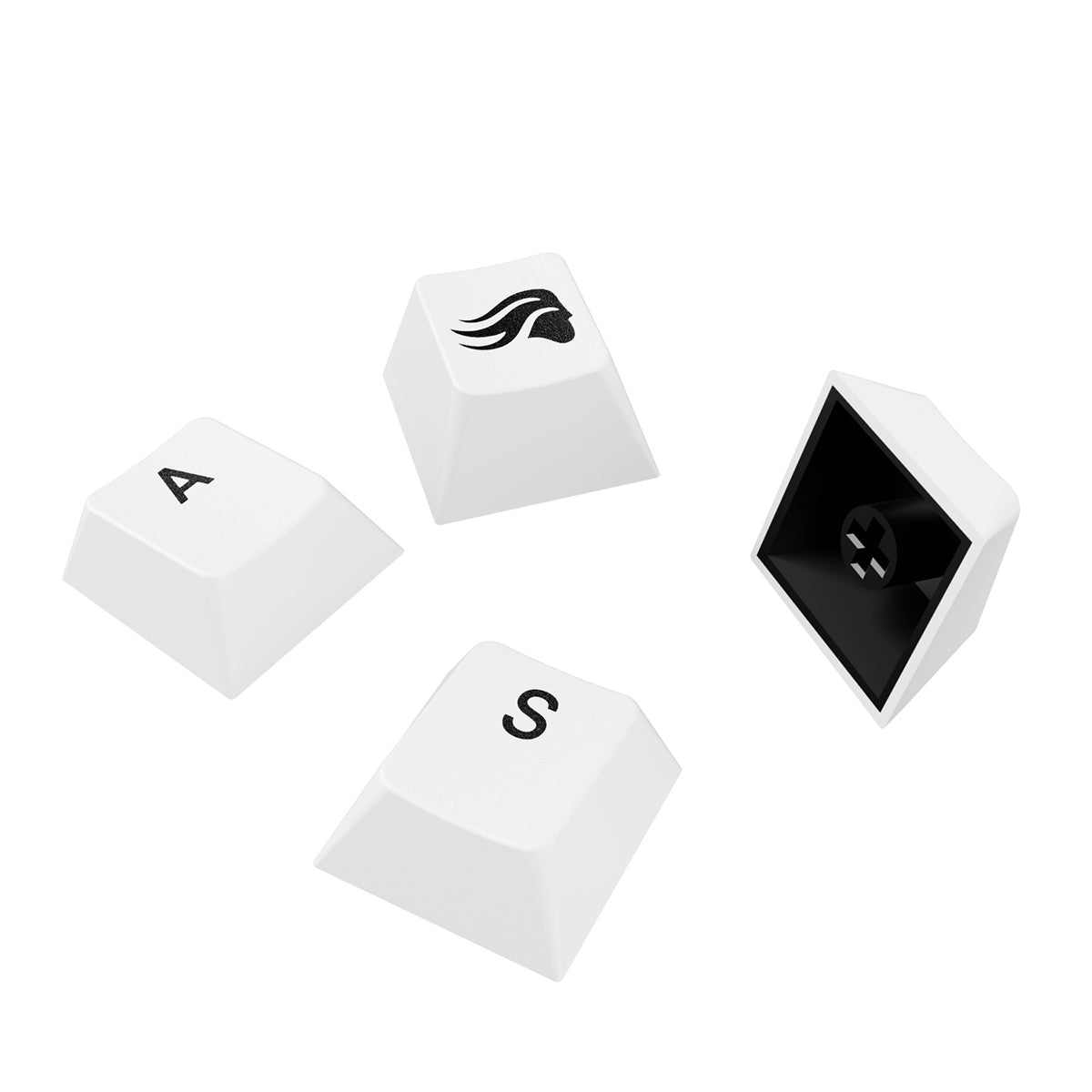 Glorious GPBT Basics Keycaps - Classic White