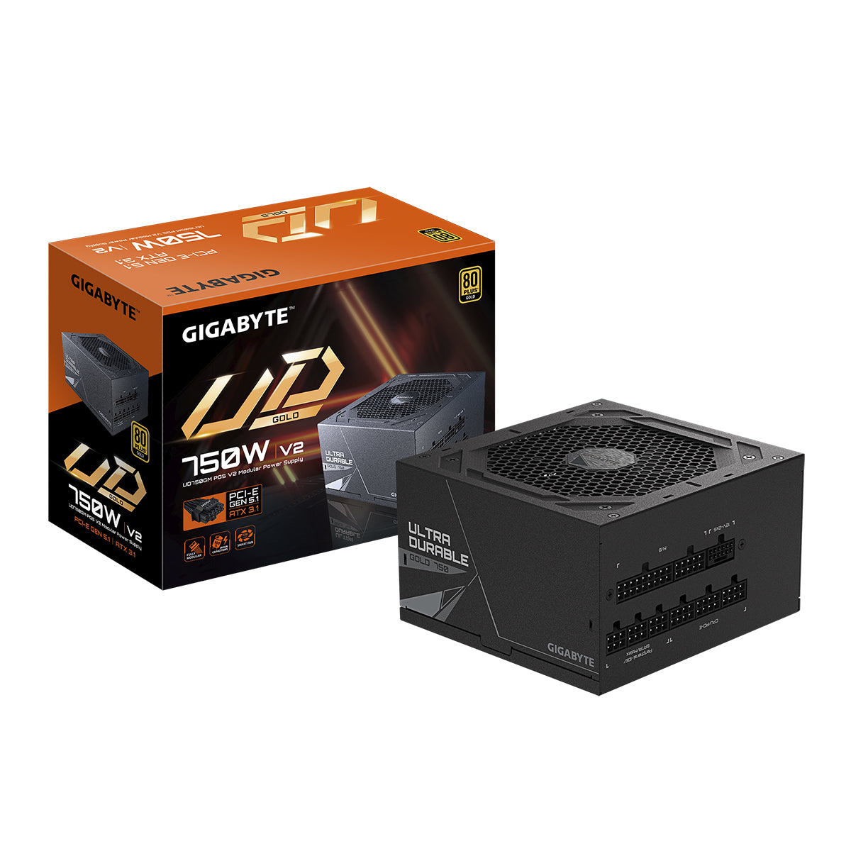 Gigabyte UD750GM V2 750W 80Plus Gold Fully Modular Power Supply