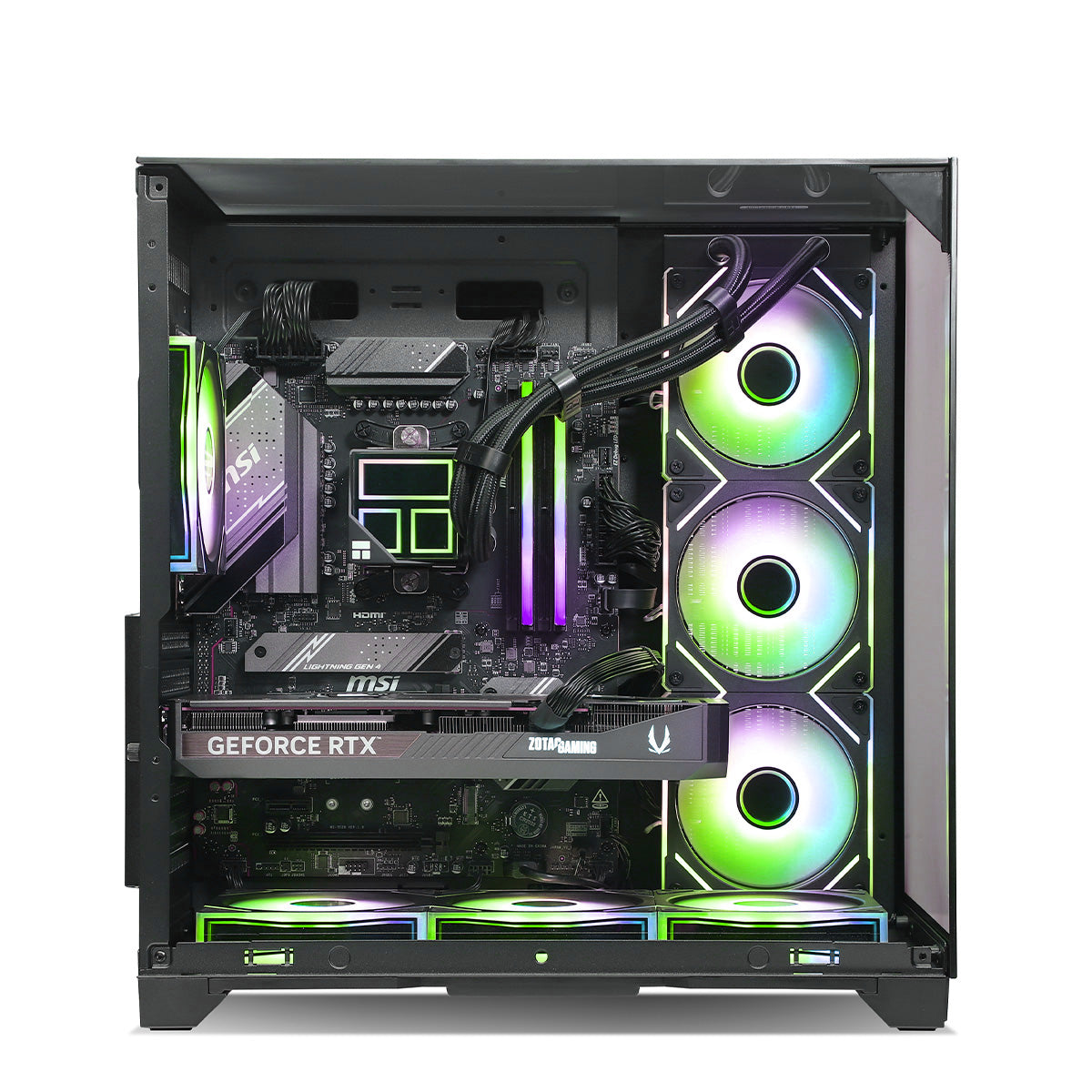 Meridian AMP RTX 5070 Ti Core Ultra 7 265KF Gaming PC - BLACK