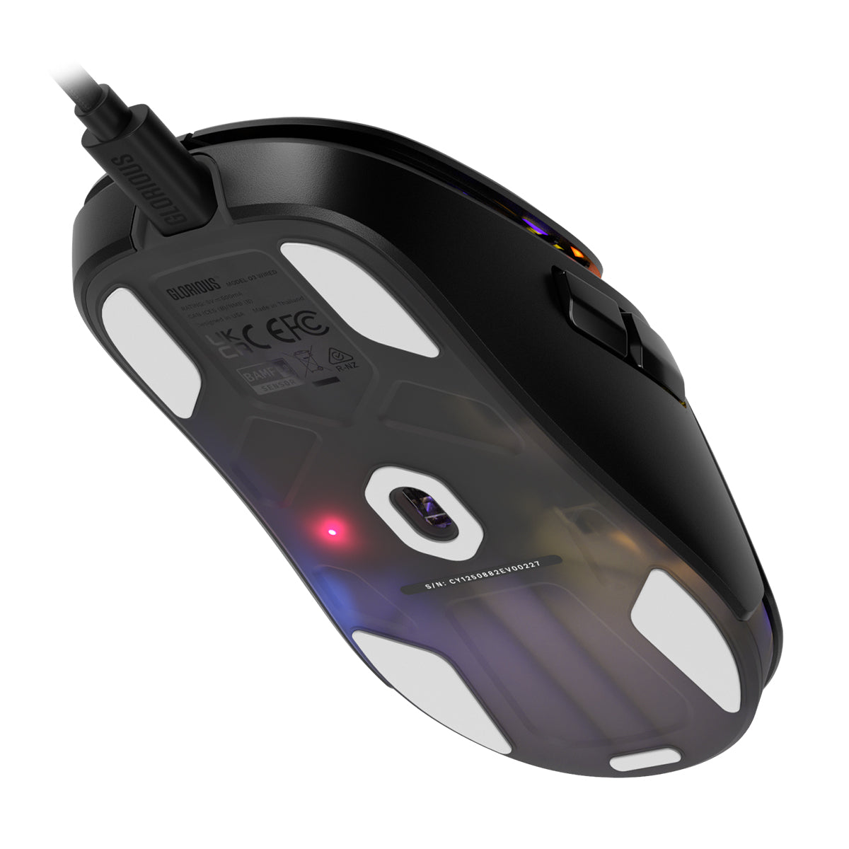 Glorious Model O3 Wired Gaming Mouse - Black