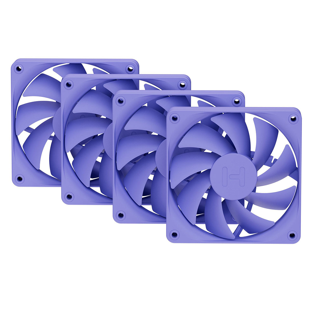 Hyte FA12 120mm PWM Fan 4 Pack - Taro Milk