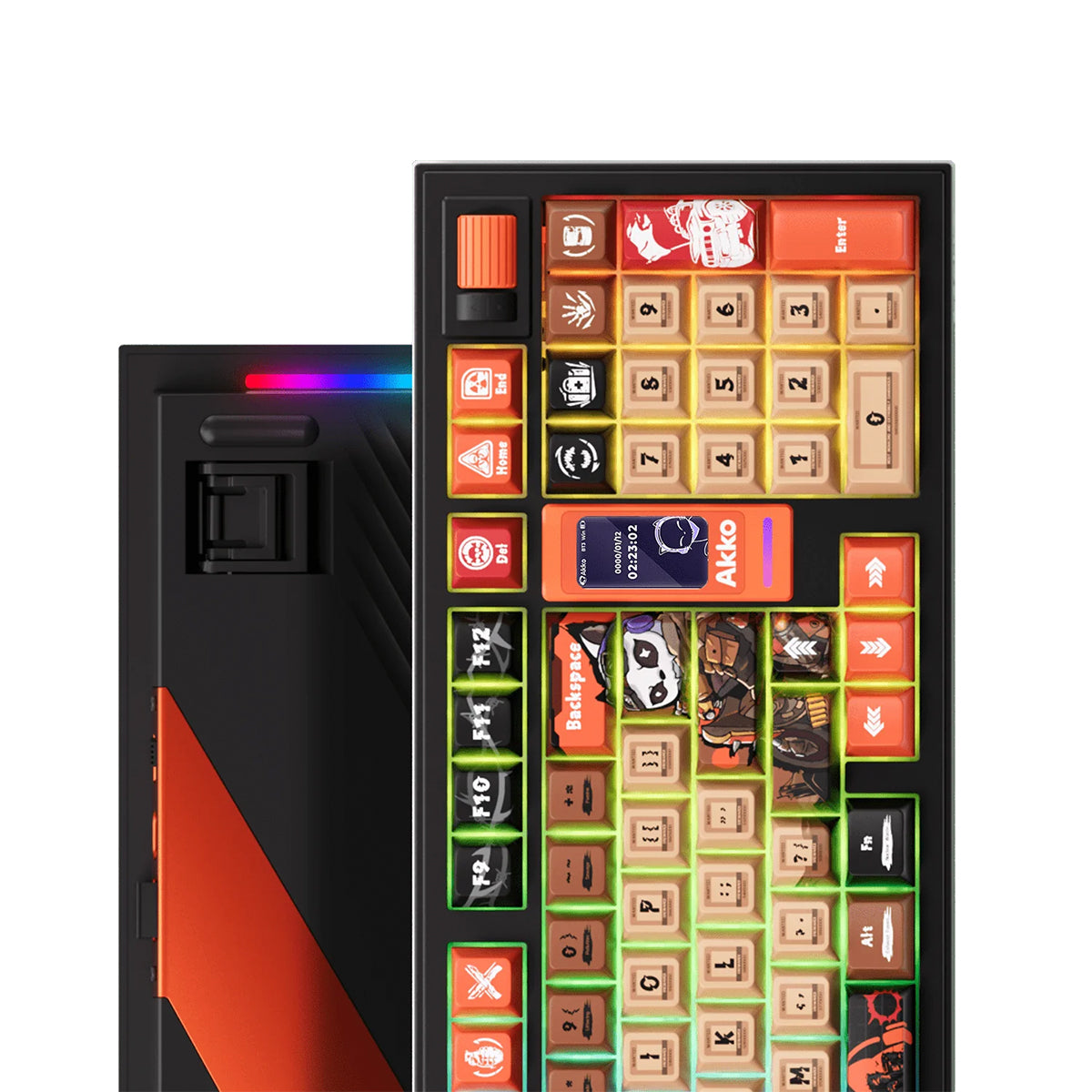 Akko 5098B Wasteland Survival Compact 1800 LCD RGB Wireless Mechanical Keyboard - Piano Pro V3 Switch