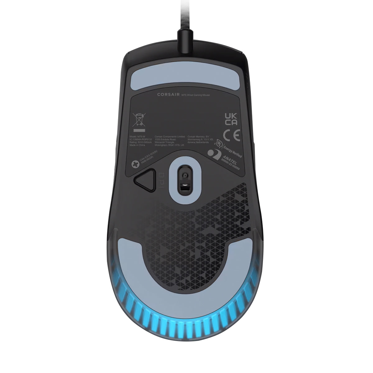 Corsair M75 Lightweight Wired RGB Gaming Mouse - Black