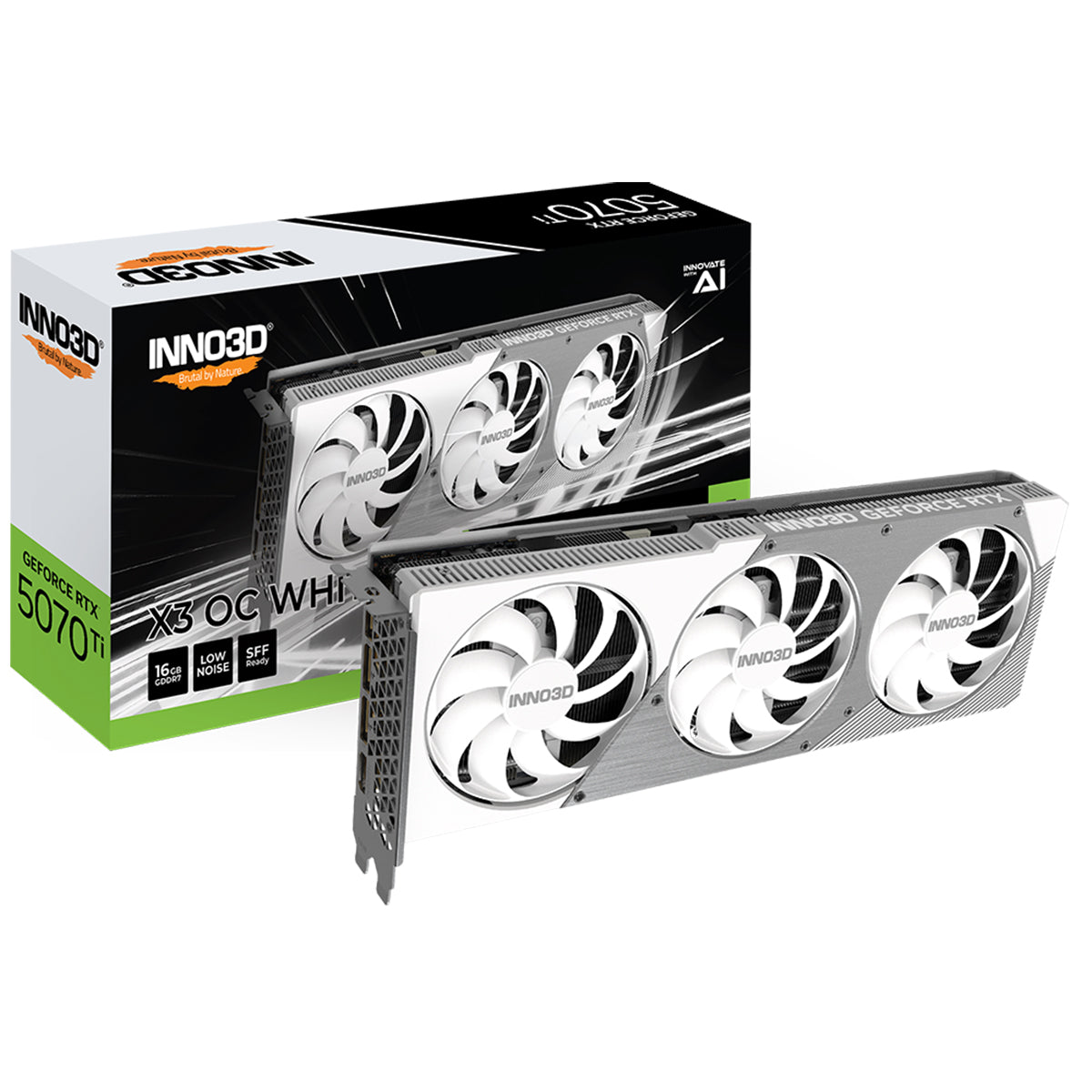 INNO3D GeForce RTX 5070 Ti X3 OC WHITE 16GB Graphics Card