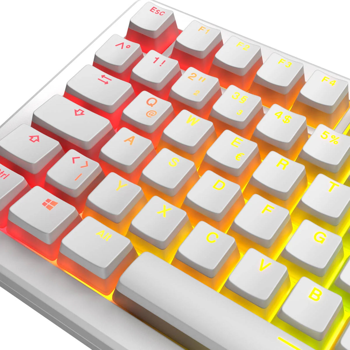 Glorious Aura V3 PBT Keycap Set - White