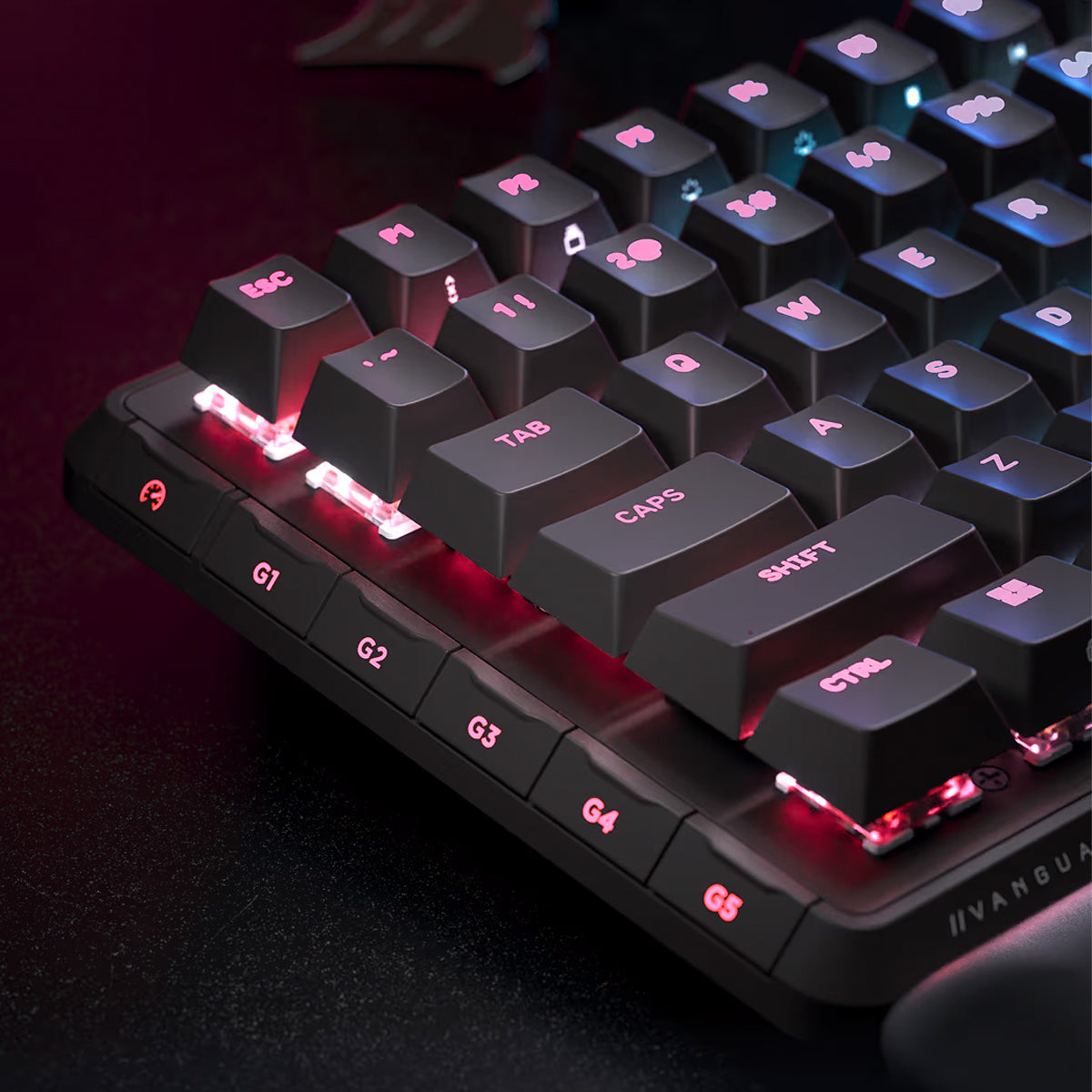 Corsair Vanguard Pro LCD 96% Wired Hall-Effect Gaming Keyboard - MLX Hyperdrive Magnetic Switches