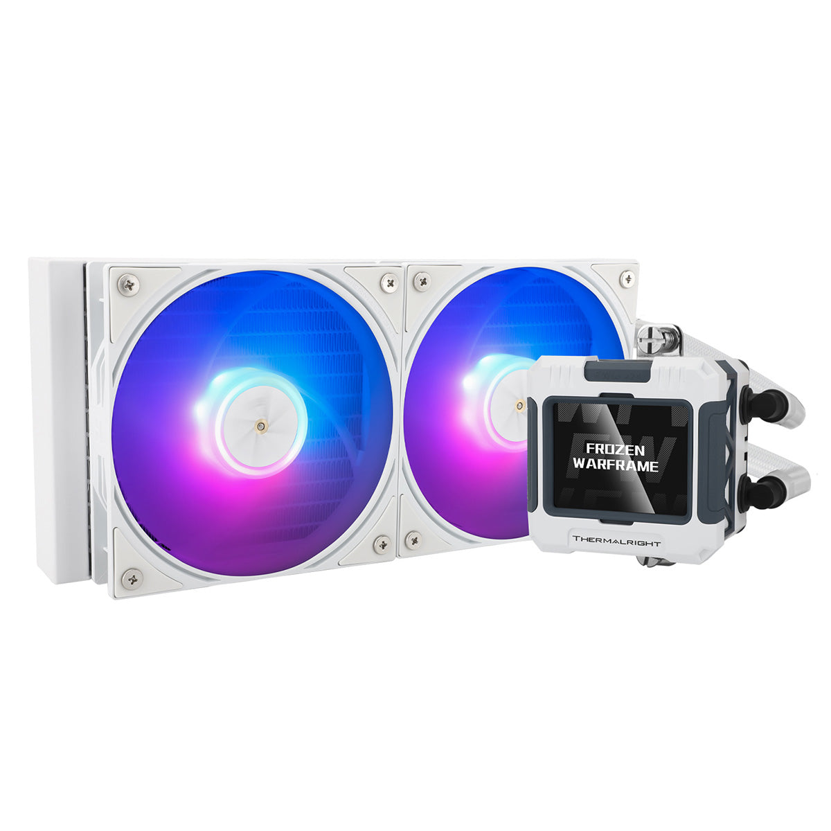 Thermalright Frozen Warframe LCD 240mm ARGB CPU Liquid Cooler - White