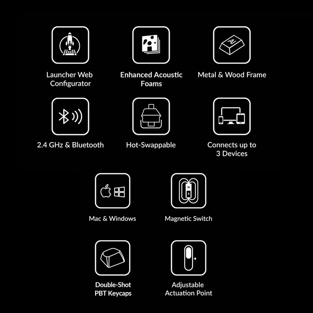 Keychron K4H 96% RGB Wireless Hall-Effect Keyboard - Gateron Nebula Switch