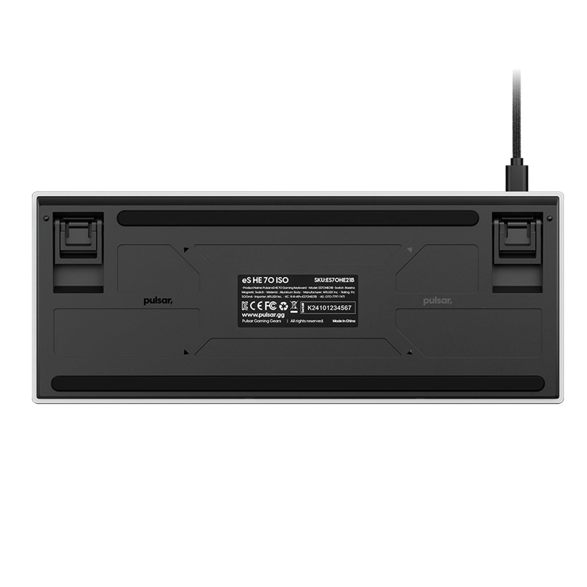 Pulsar eS HE 70 Magnetic Gaming Keyboard Linear Magnetic Switch - Black