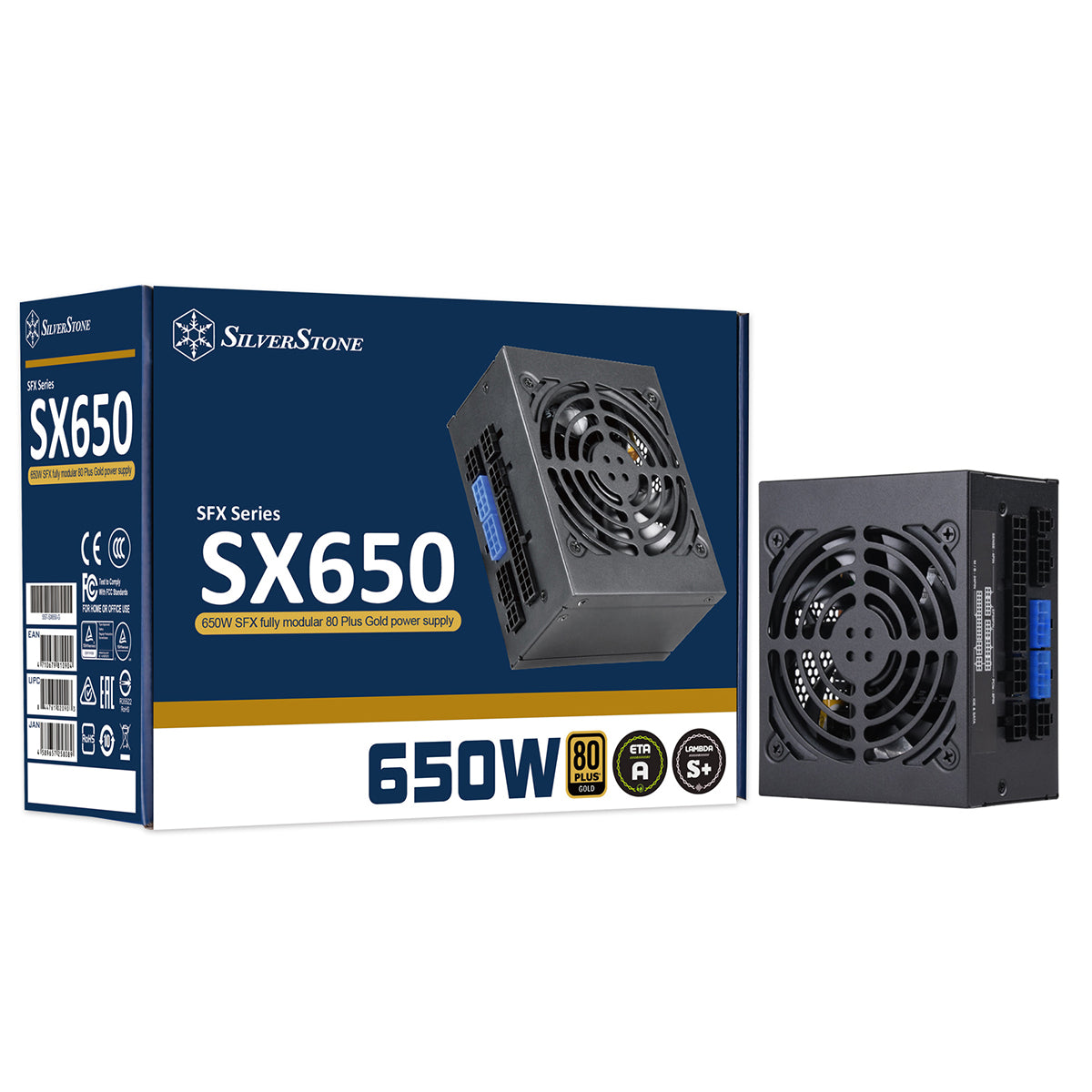 SilverStone SST-SX650-G 80Plus Gold Fully Modular SFX Power Supply