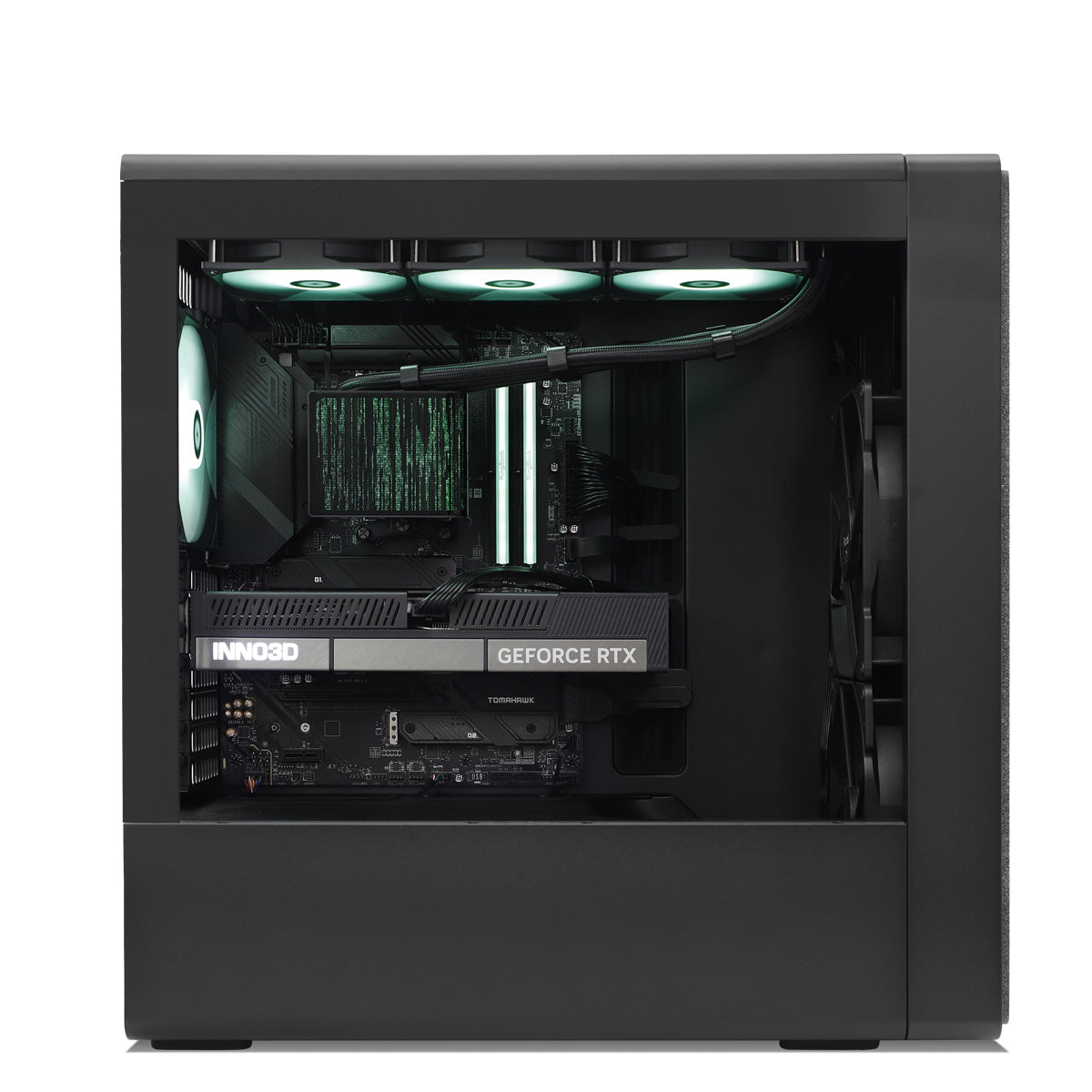 Praxis RTX 5070 Ti Ryzen 7 9800X3D Gaming PC - Dark