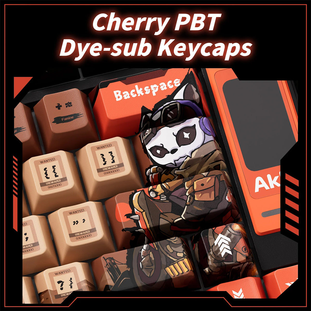 Akko 5098B Wasteland Survival Compact 1800 LCD RGB Wireless Mechanical Keyboard - Piano Pro V3 Switch