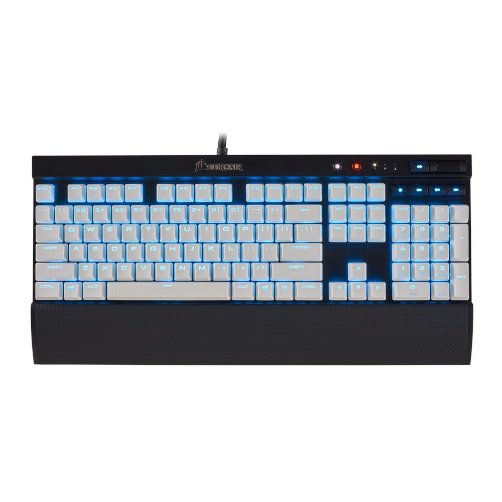 Corsair PBT Double Shot Keycaps - White