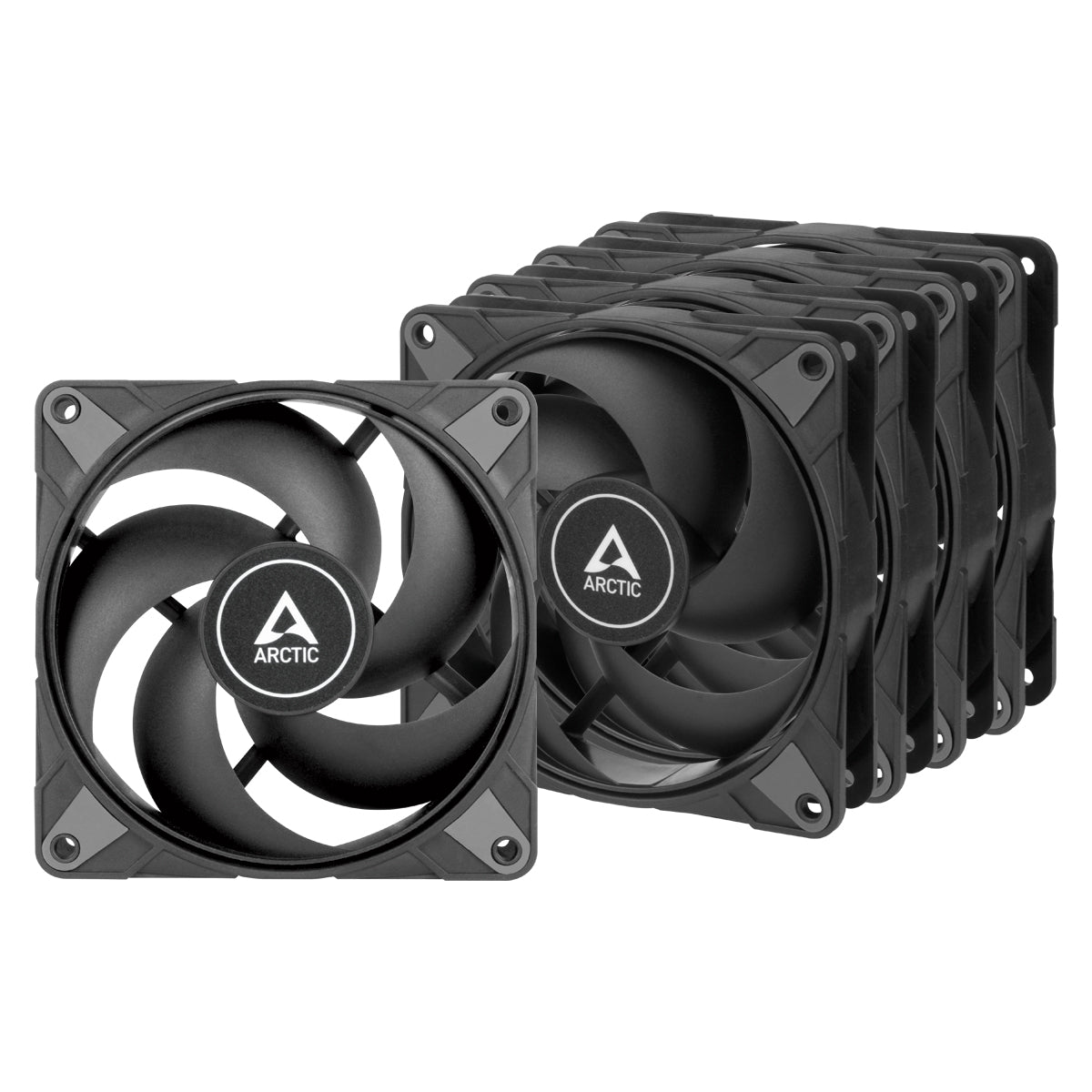 Arctic P12 Max PWM 120mm High Performance Fan Black - 5 Pack