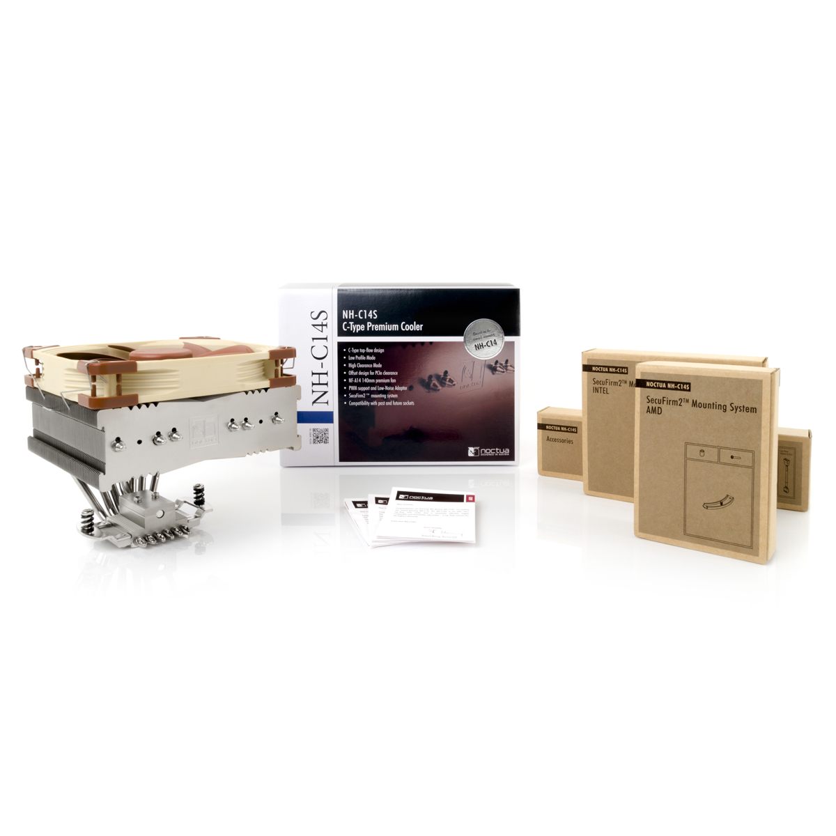 Noctua NH-C14S CPU Cooler w/NF-A14 PWM 140mm Fan