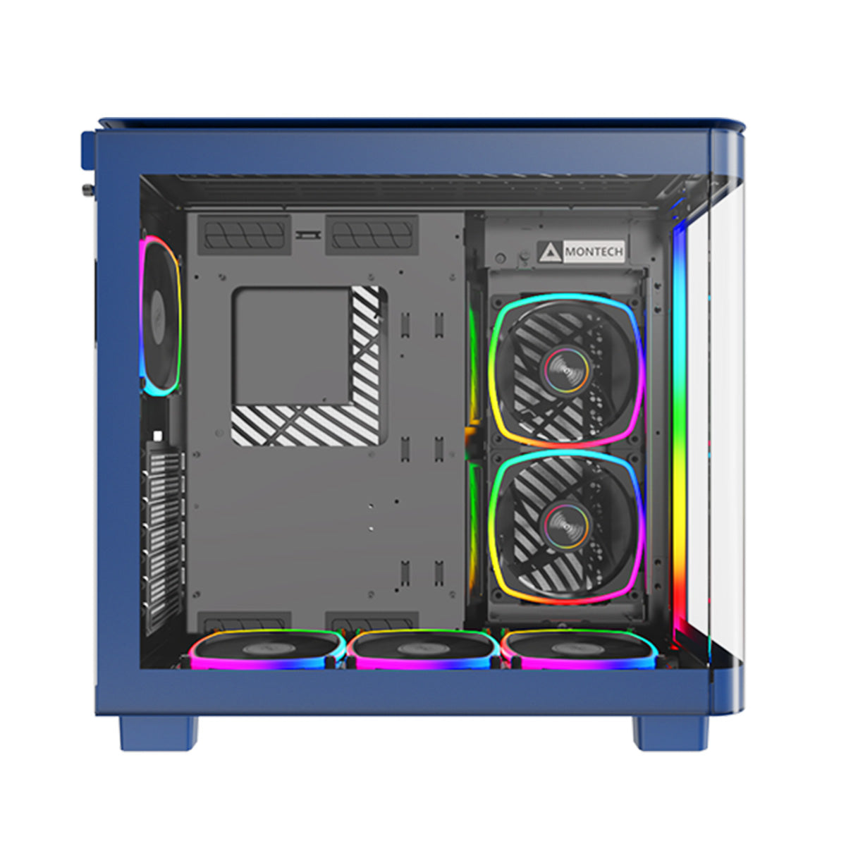 MONTECH KING 95 PRO Mid Tower Case - Prussian Blue