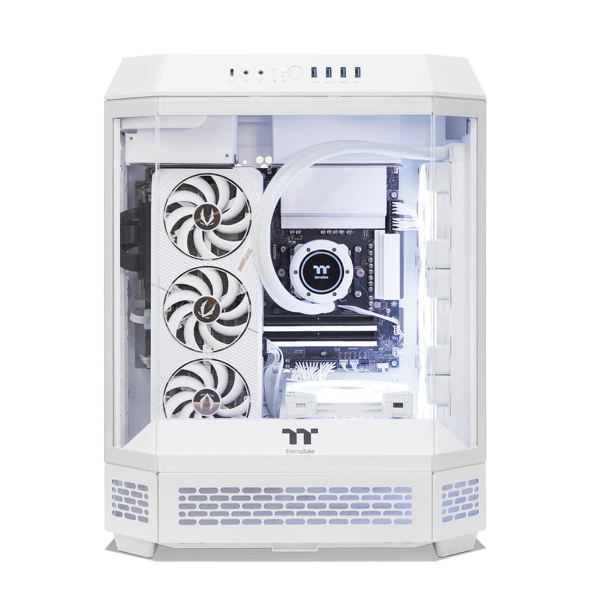Le Bastion RTX 5080 Ryzen 7 9800X3D Gaming PC - White