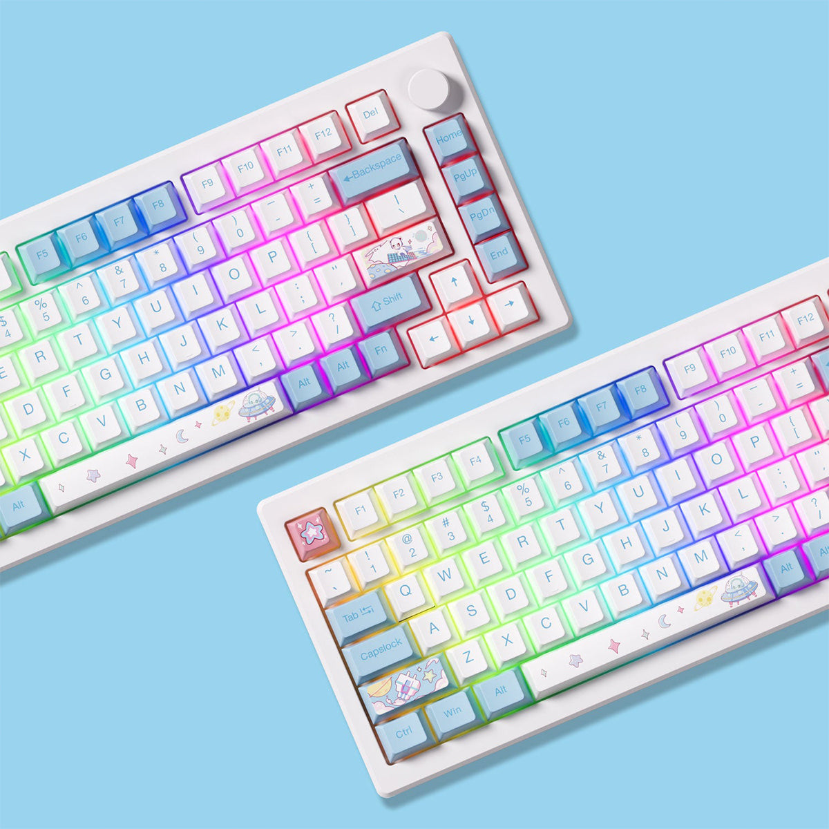 Akko Mod 007-HE PC Stellar Journey 75% Wired Magnetic Hall Effect Keyboard - Magnetic Yellow Switch