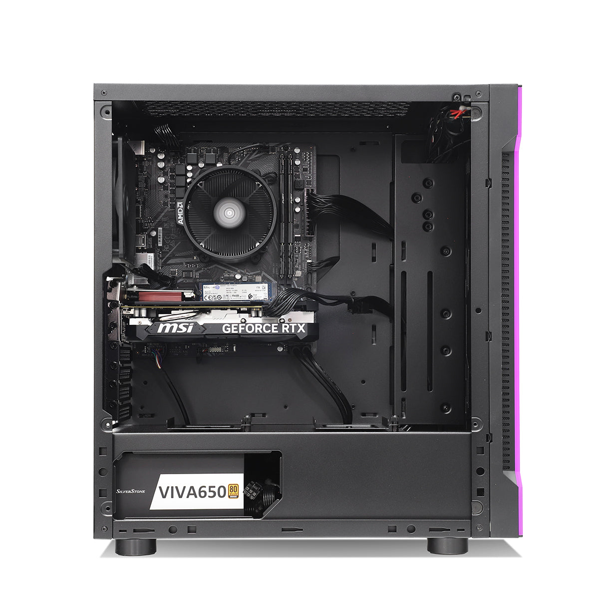 Dagger NEX GO RTX 4060 Ryzen 5 5600T Gaming PC - Black
