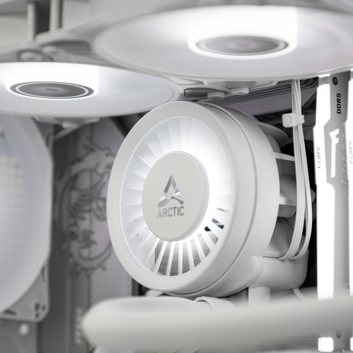 Nebulon RTX 5070 Ti Core Ultra 7 265K Gaming PC - WHITE