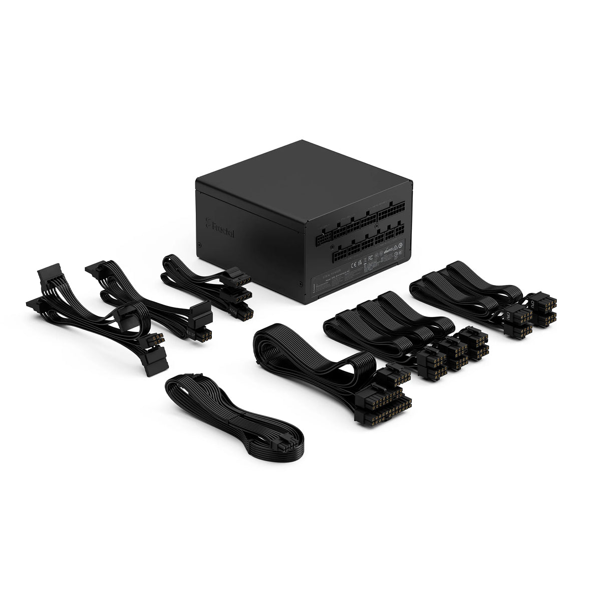 Fractal Design Ion 3 850W 80 Plus Gold ATX 3.1 PCIE Gen 5 Fully Modular Power Supply - Black