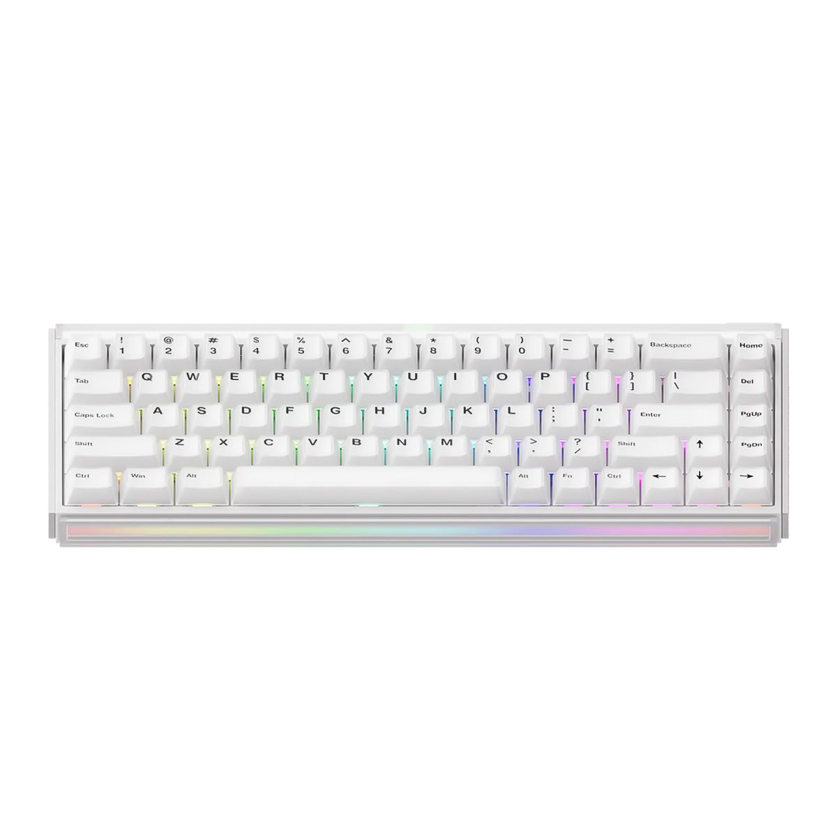 Akko RAY68-HE White 68% Wireless Hall-Effect Gaming Keyboard - AstroAim Switch