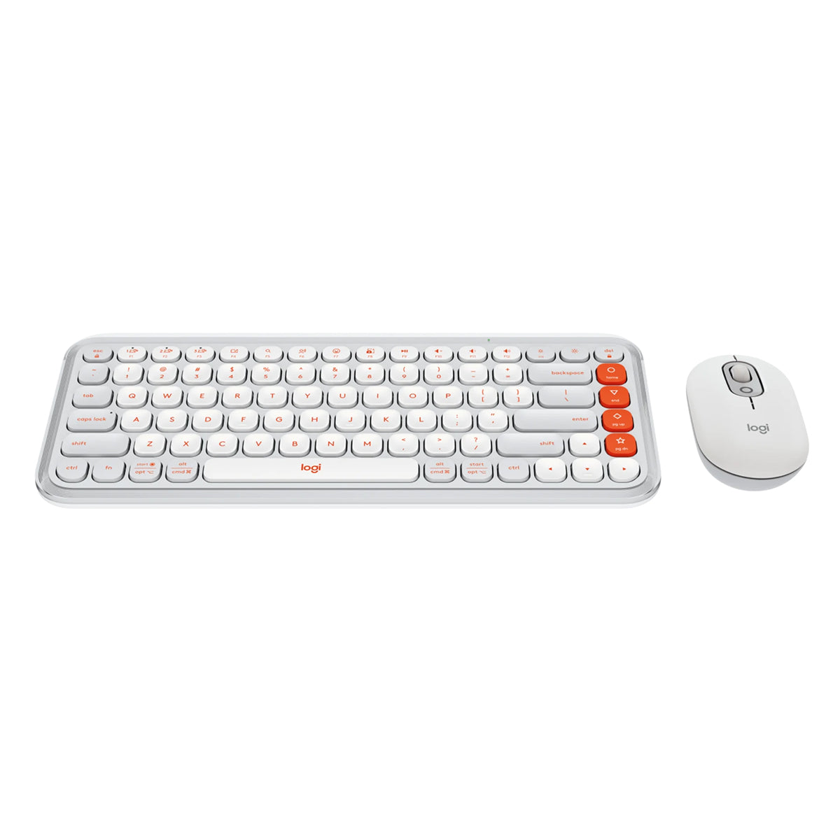 Logitech Pop Icon Wireless Bluetooth Keyboard and Mouse Combo - Off White