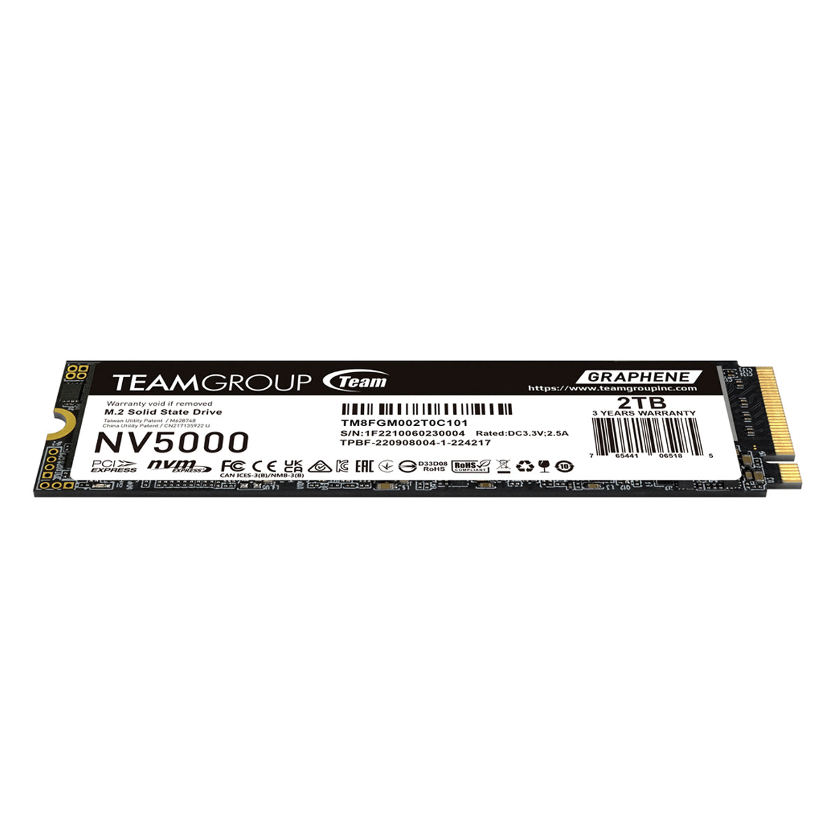 TeamGroup NV5000 2TB M.2 Gen4 NVMe SSD