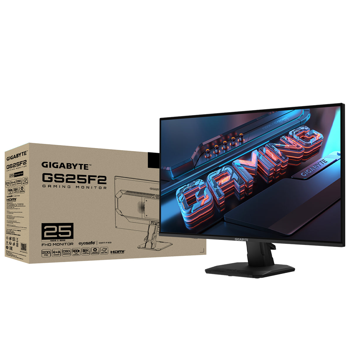 Gigabyte GS25F2 24'' FHD 200Hz IPS Gaming Monitor