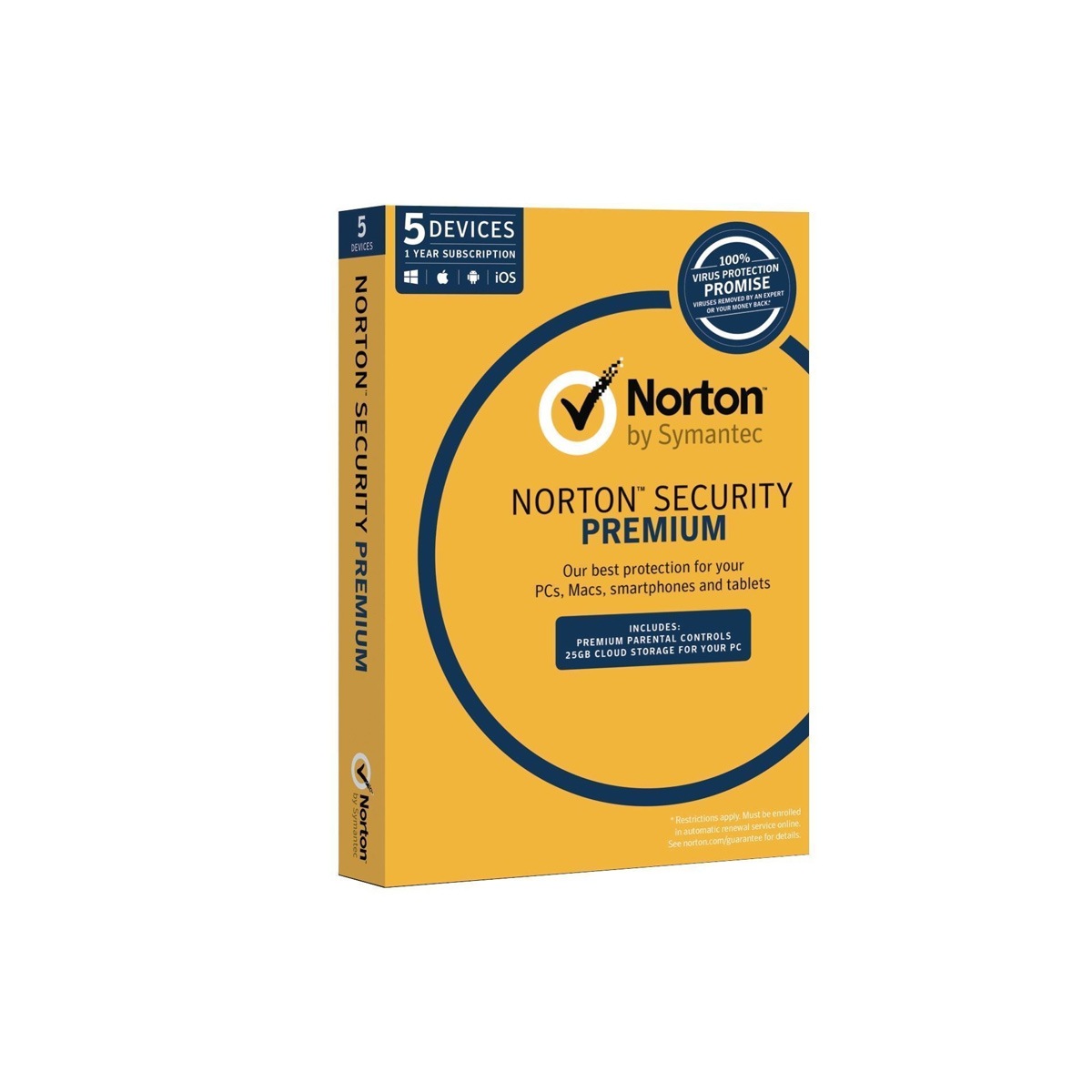 Symantec Norton Security Premium 3.0 5 Device 1 User 1Year (21353828)