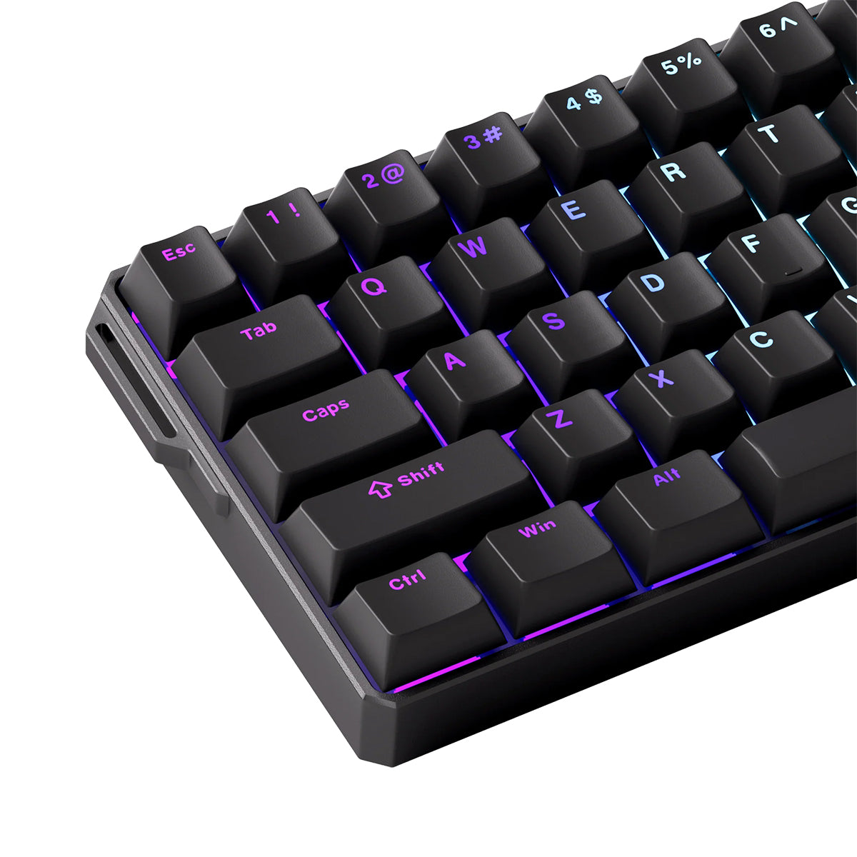 Akko Monsgeek Fun60 Ultra 60% Wireless TMR Aluminium Gaming Keyboard Black - Glare Magnetic Switch