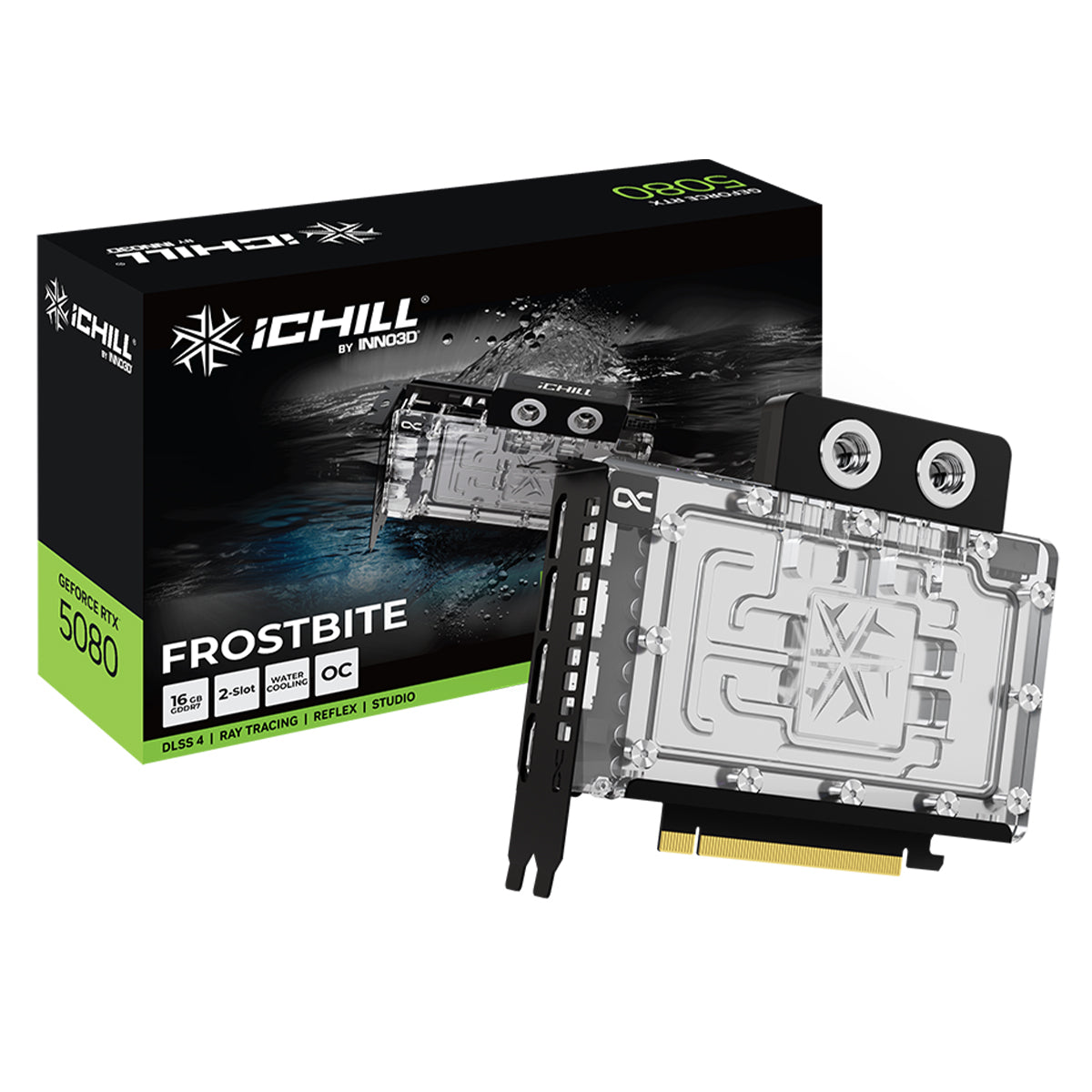 INNO3D GeForce RTX 5080 ICHILL FROSTBITE 16GB Graphics Card