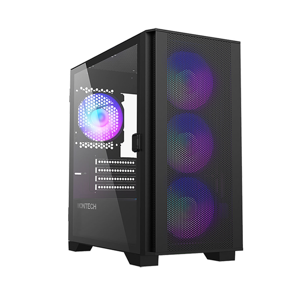 MONTECH AIR 100 ARGB Micro ATX Case - Black