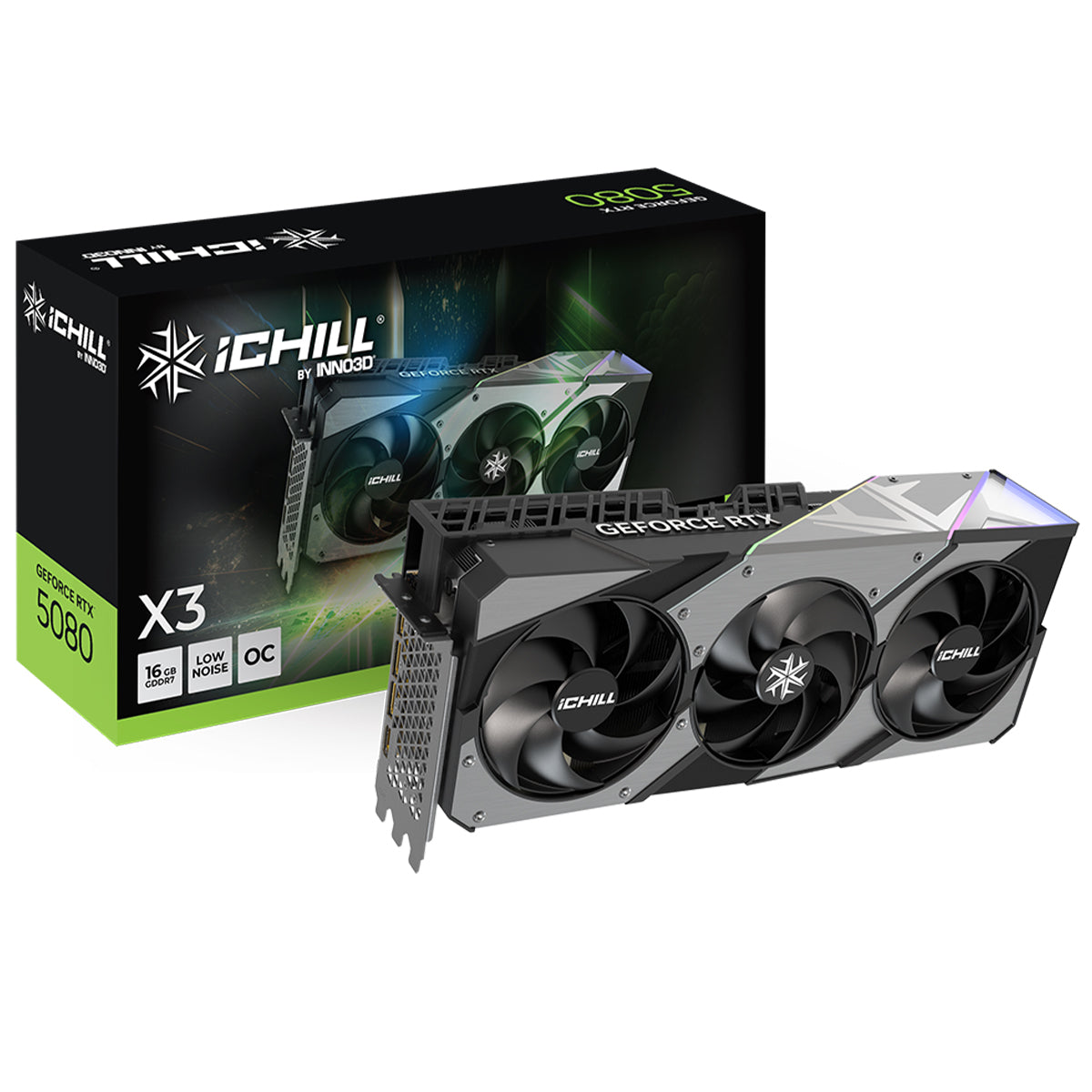 INNO3D GeForce RTX 5080 ICHILL X3 16GB Graphics Card
