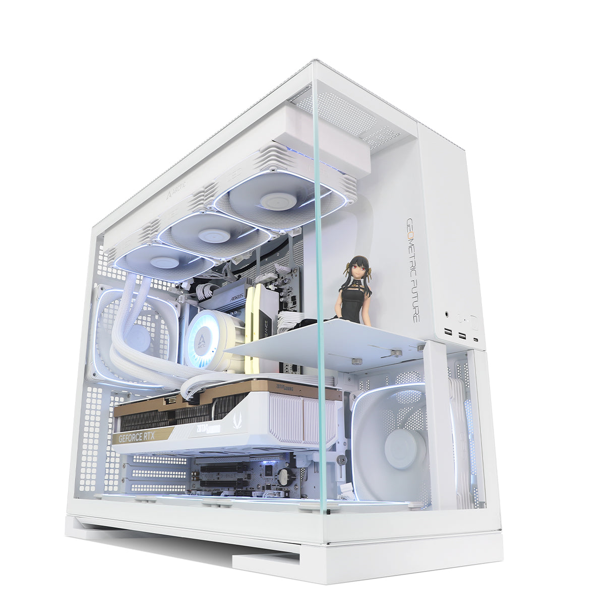 Catalyst AMP RTX 5080 Ryzen 7 9800X3D Gaming PC - WHITE