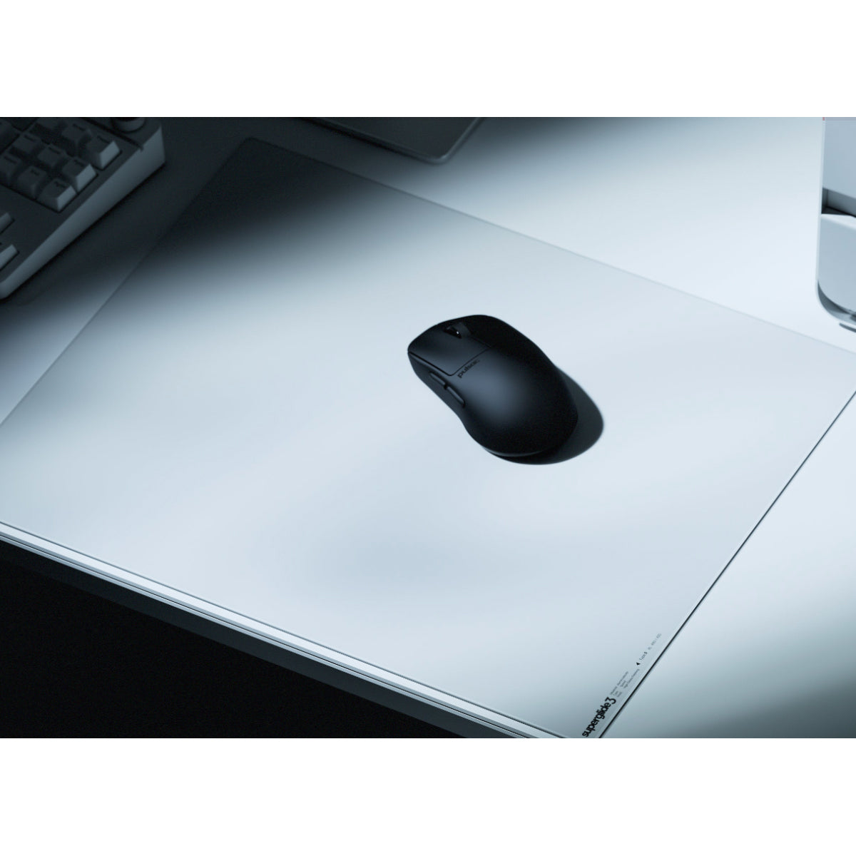 Pulsar Superglide v3 Glass Mouse Pad L - White